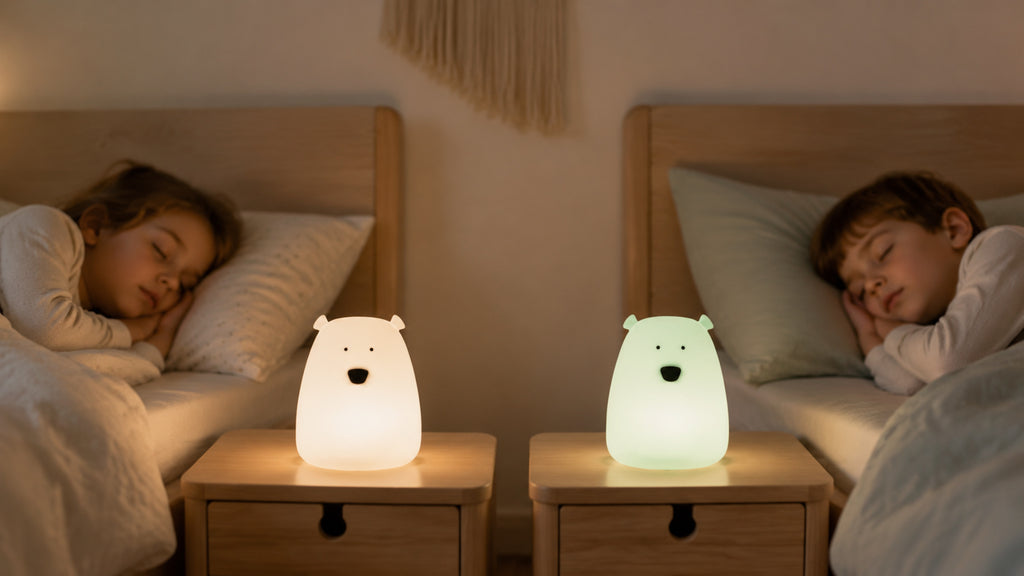 2er-Set Mini-Bär-Nachtlichter – Licht für Geschwister