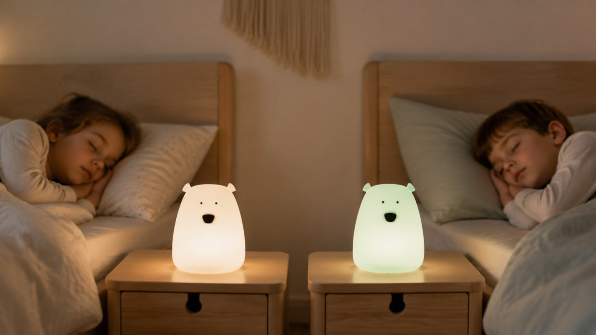 2er-Set Mini-Bär-Nachtlichter – Licht für Geschwister