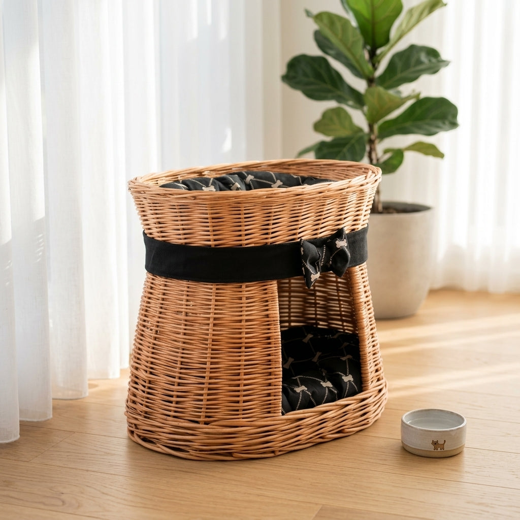 Wicker pet house — Cozy Home Lifestyle | Generated by Modelize