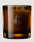 Scented candle in glass jar — Embossed bee detail | Generated by Modelize