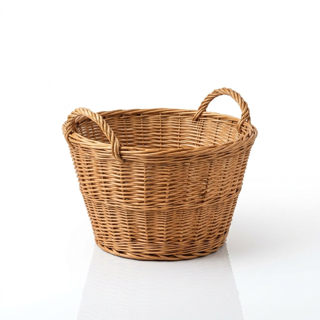 Wicker Basket — Premium Studio Hero | Generated by Modelize