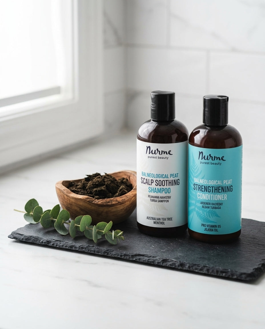 Hair care duo (shampoo and conditioner) — Scalp Therapy Lifestyle | Generated by Modelize