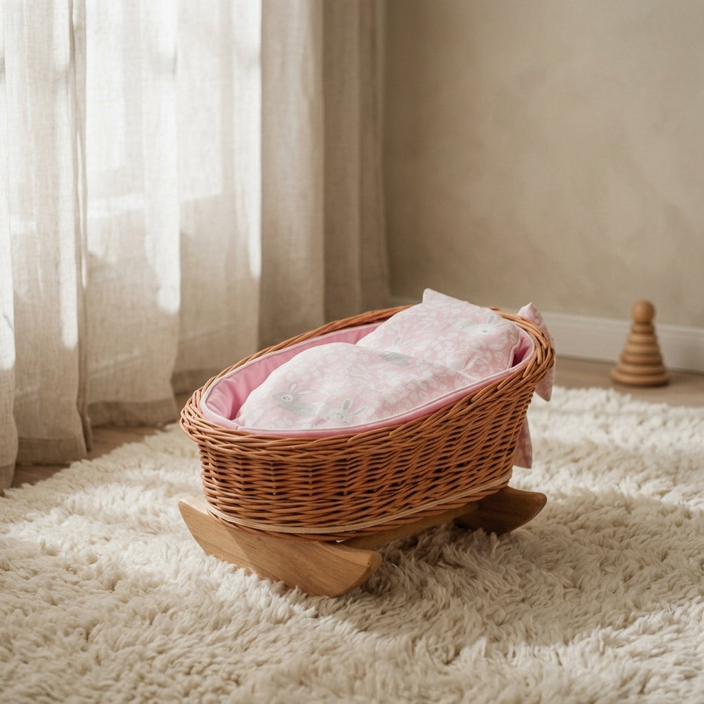 Doll rocking cradle — Cozy Nursery Lifestyle | Generated by Modelize