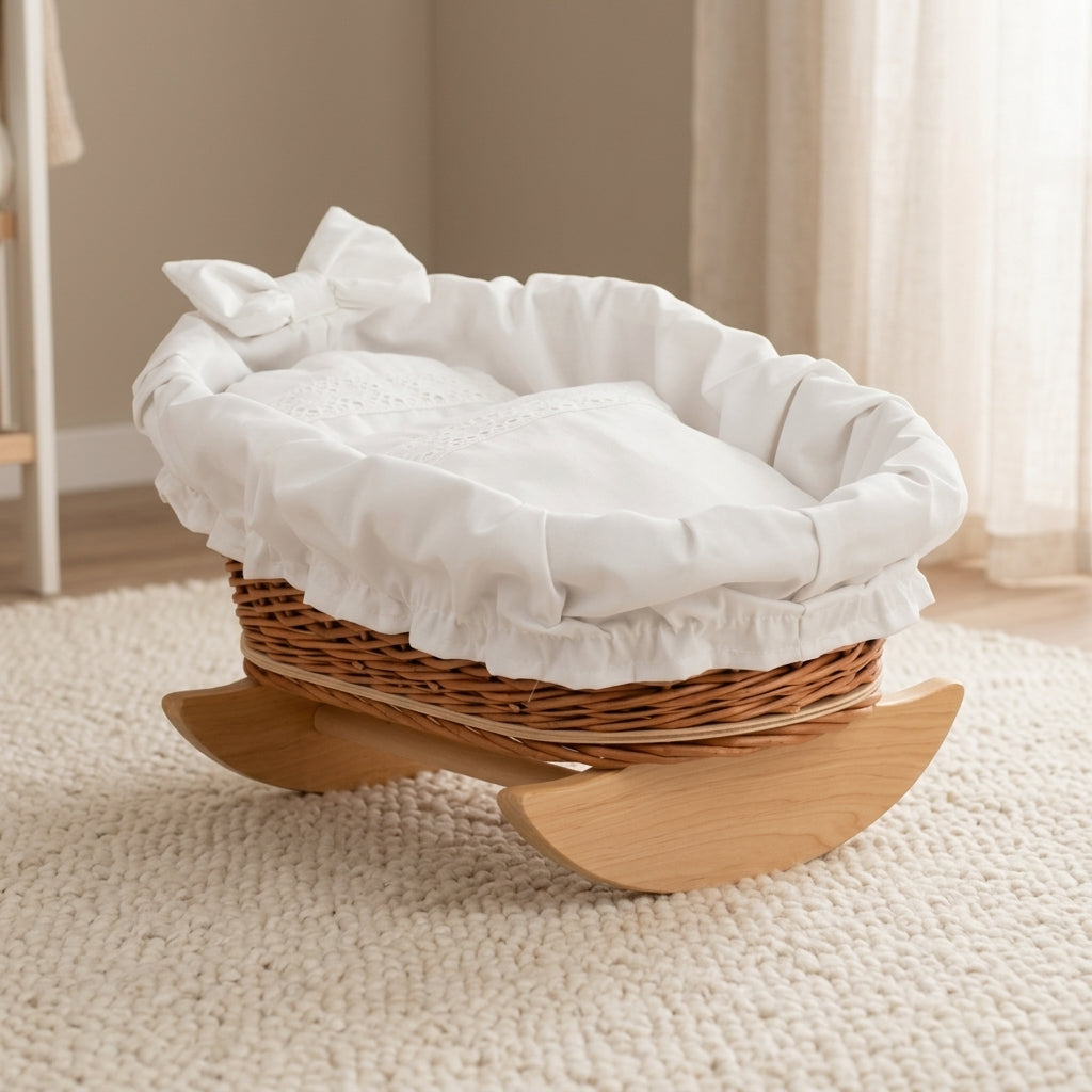 Doll rocking cradle — Cozy Nursery Lifestyle | Generated by Modelize
