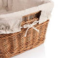 Storage Basket — Detailansicht Geflecht und Schleife | Generated by Modelize