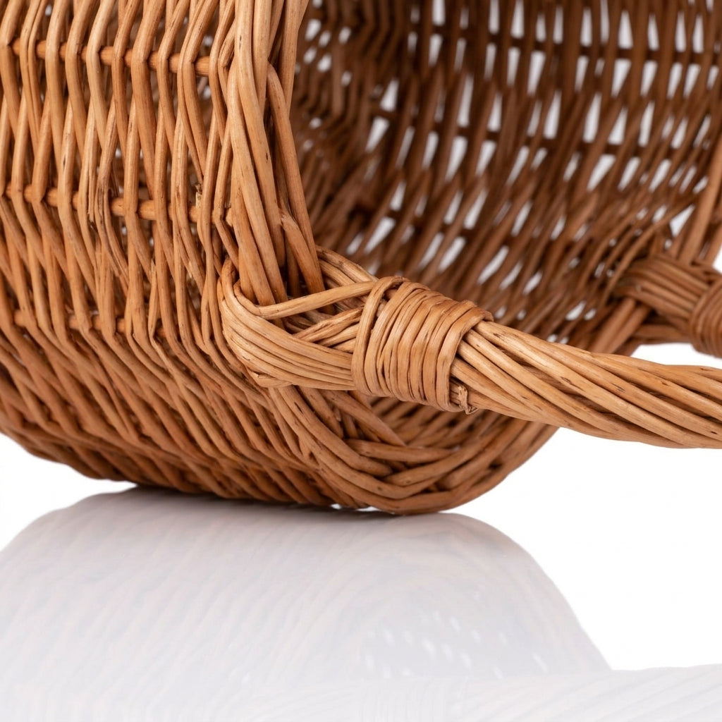 Woven shopping basket — Weave and Handle Detail | Generated by Modelize