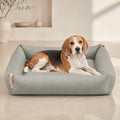 Moe Hundebett Grau mit Beagle – Premium Produktfoto 2048x2048