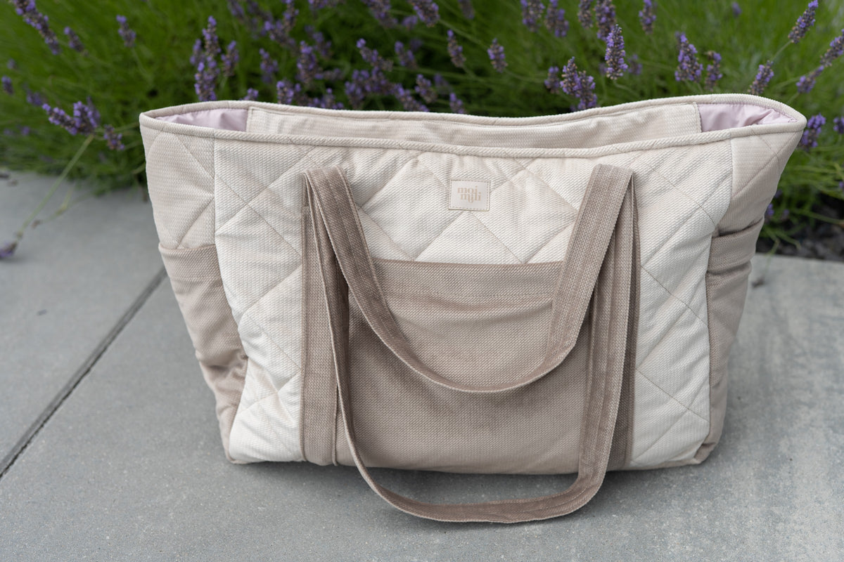 Mom Bag Weekender Beige – Ansicht 2 | Elena Home Living