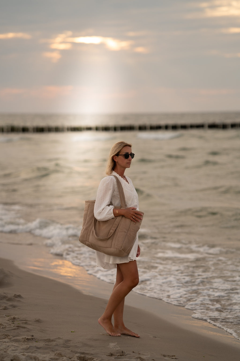Mom Bag Weekender Latte – Ansicht 7 | Elena Home Living