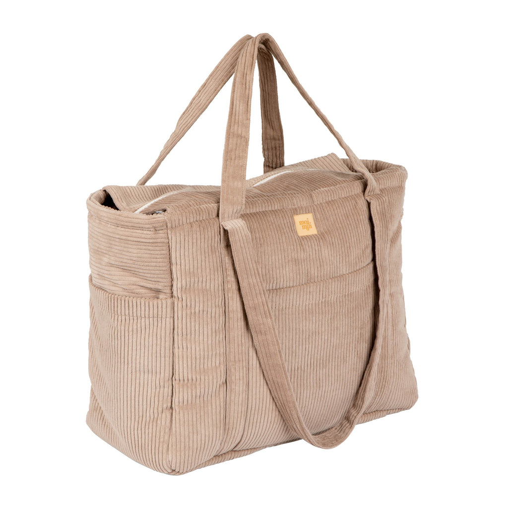 Mom Bag Weekender Latte – Ansicht 3 | Elena Home Living