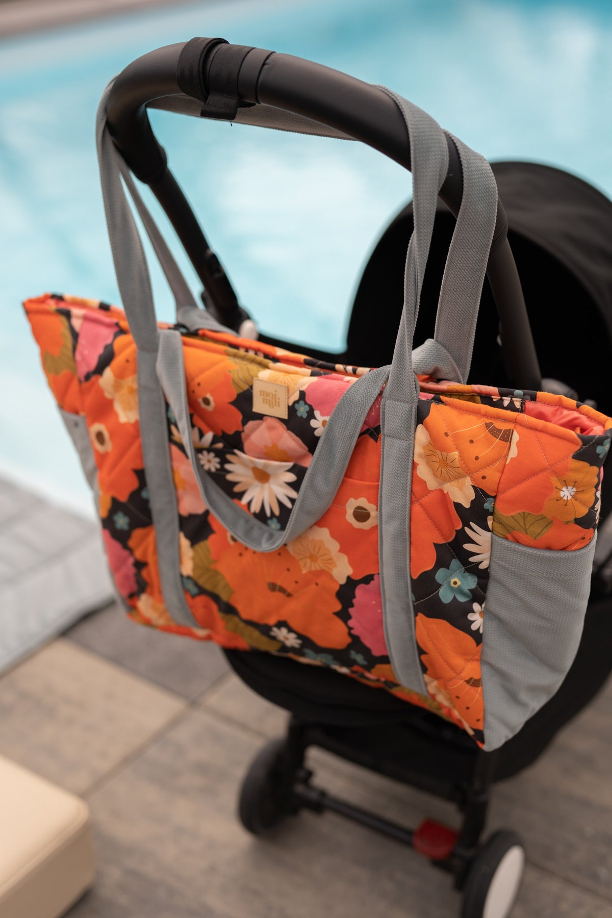 Mom Bag Weekender Blumenpicknick – Ansicht 5 | Elena Home Living