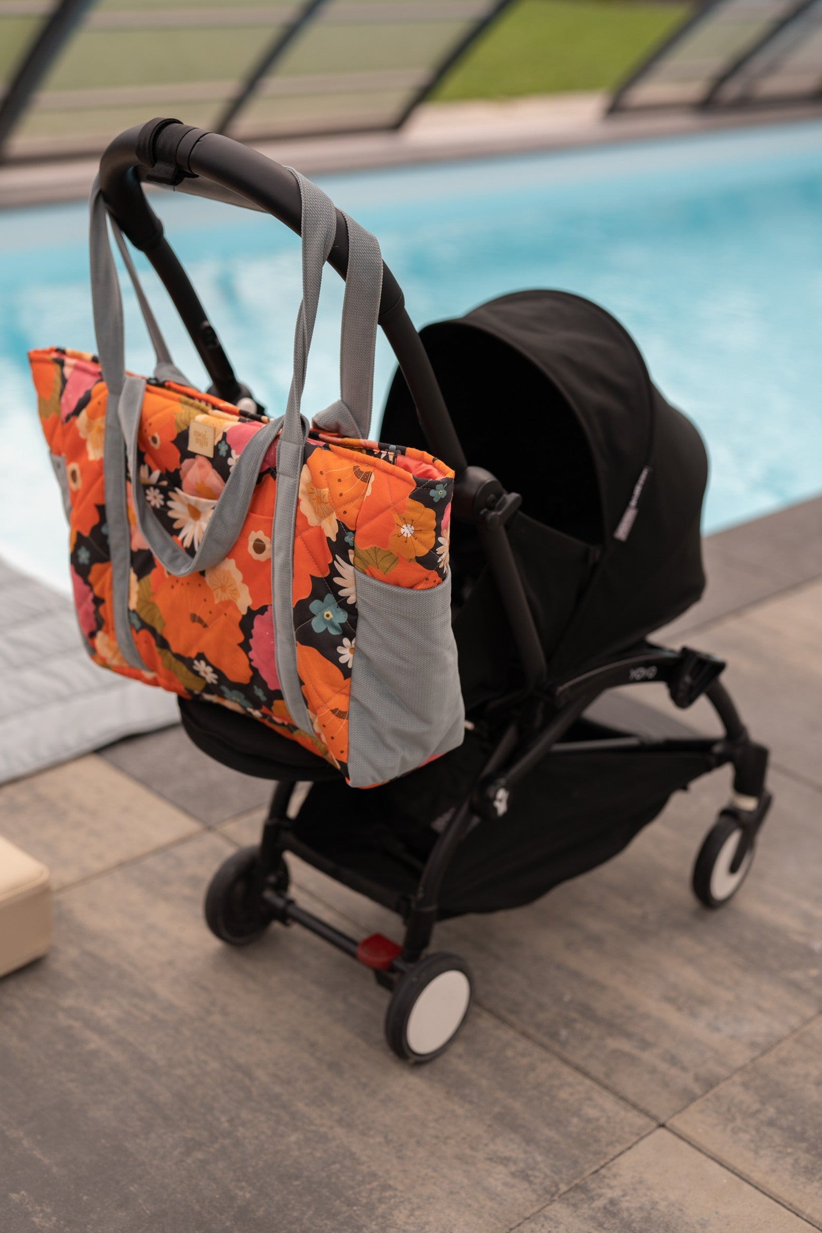 Mom Bag Weekender Blumenpicknick – Ansicht 6 | Elena Home Living