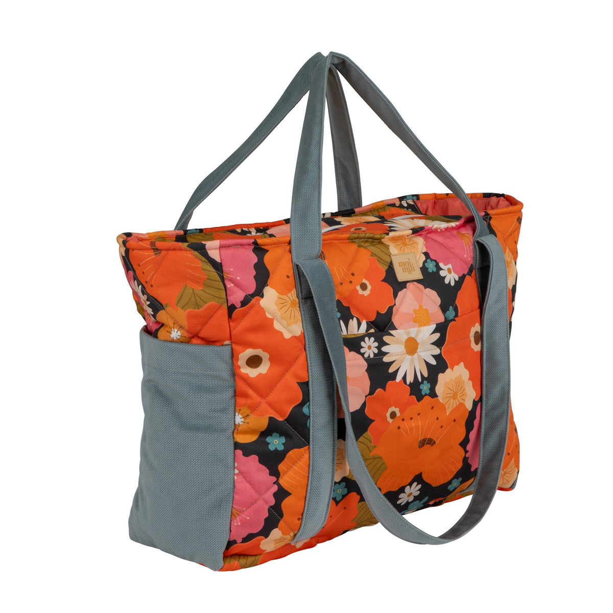 Mom Bag Weekender Blumenpicknick – Ansicht 3 | Elena Home Living