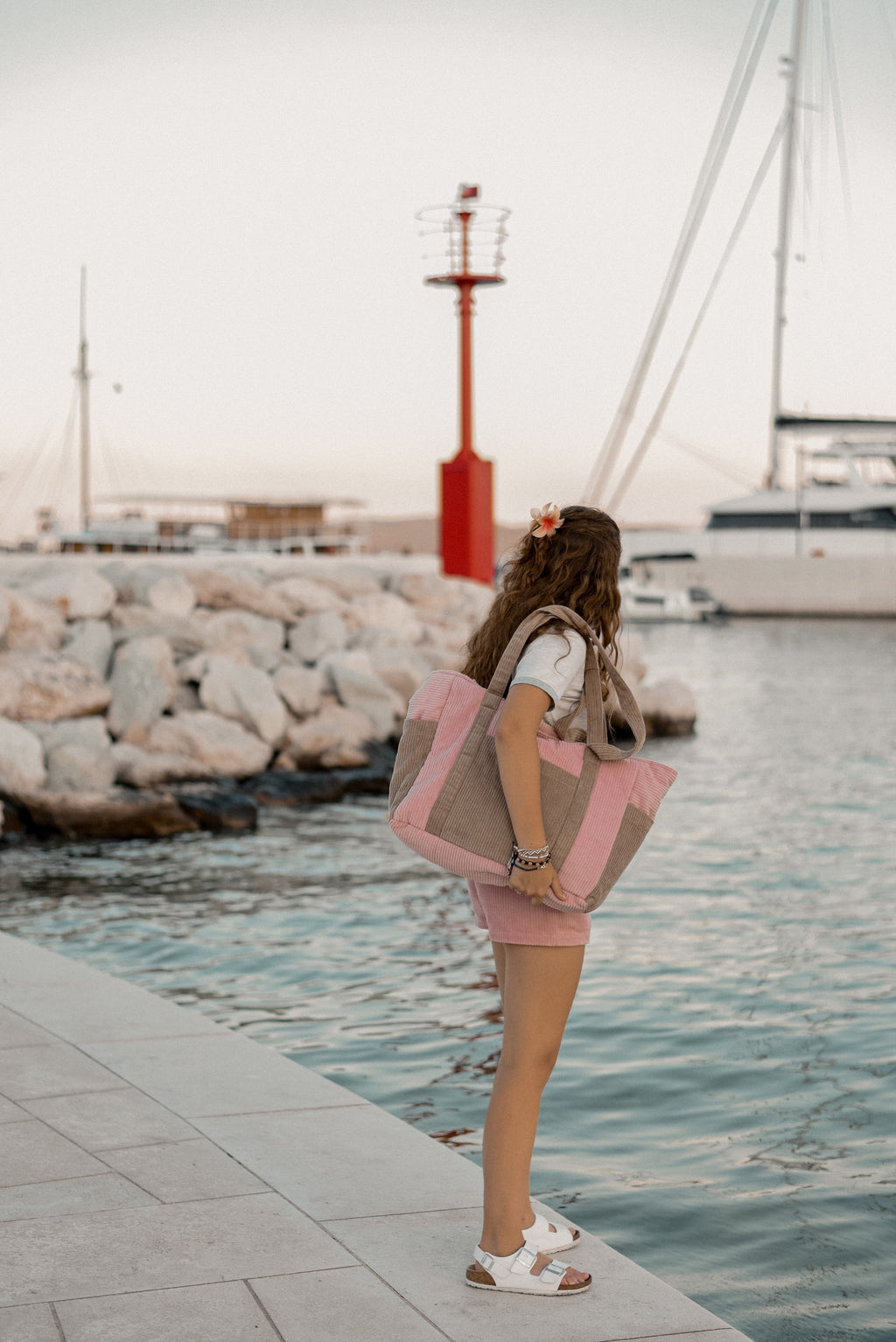 Mom Bag Weekender Pink Coffee – Ansicht 4 | Elena Home Living
