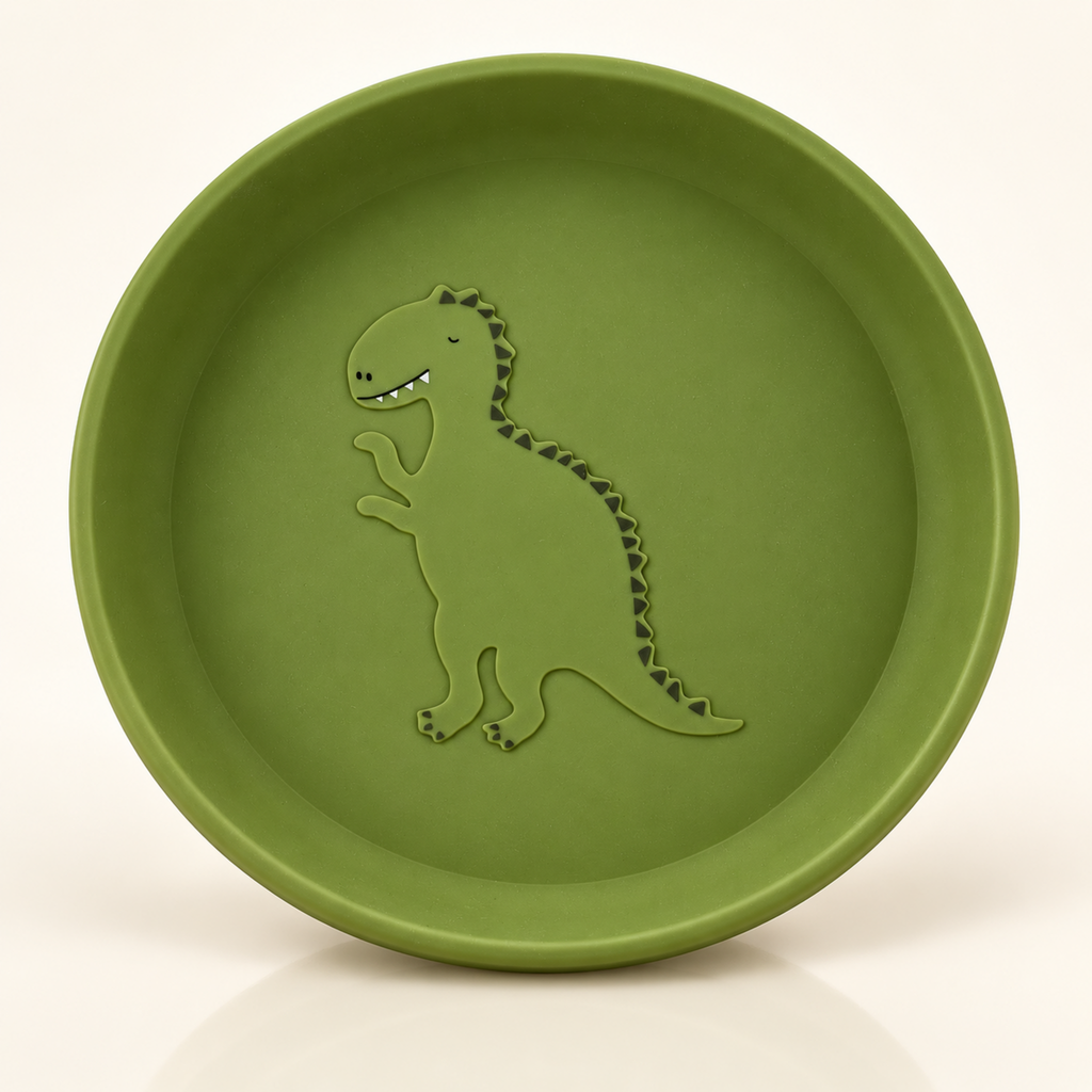 Silikonteller Mr. Dino – Premium Produktansicht