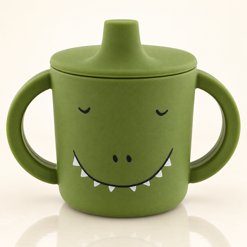 Trinklernbecher Mr. Dino – Premium Produktansicht