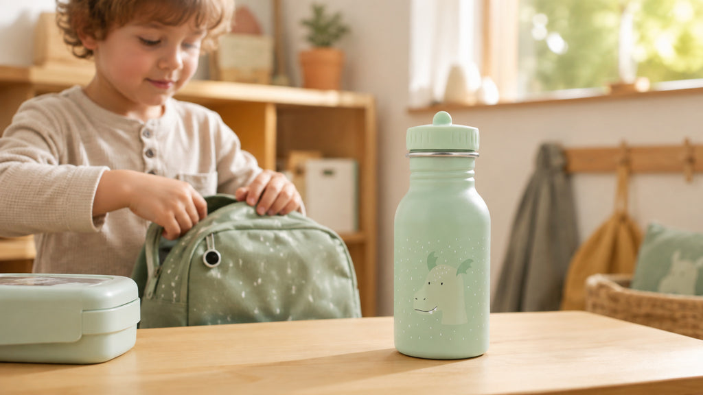 Trixie Mr. Dragon Trinkflasche 350 ml im Kindergartenalltag