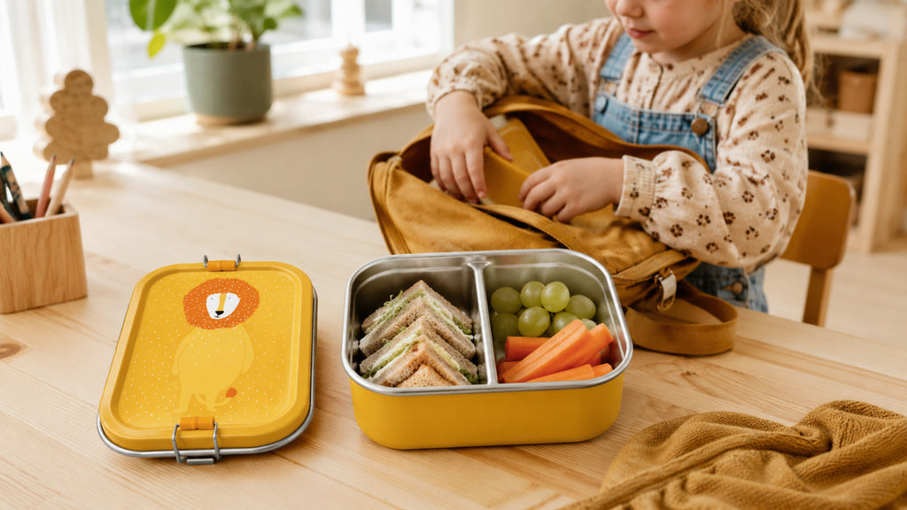 Große Trixie Mr. Lion Brotdose für Kindergarten und Schule