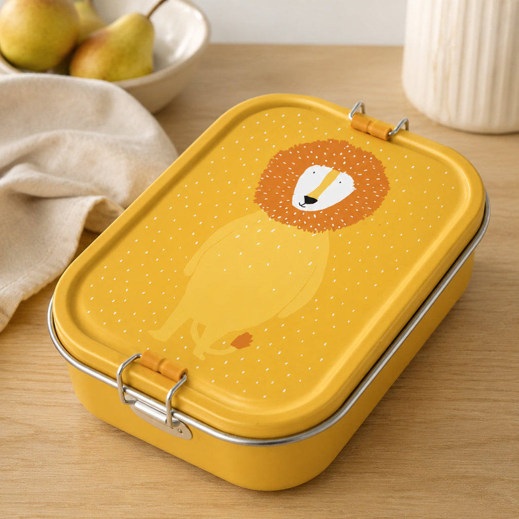 Trixie Edelstahl-Brotdose Mr. Lion mit Trennwand – Premium Produktbild