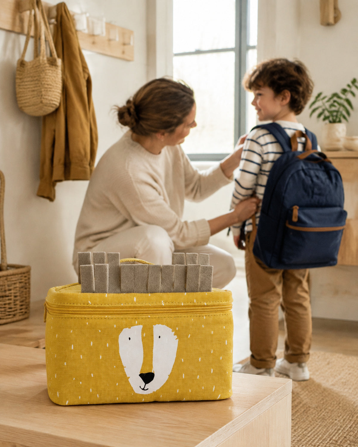 Thermo-Lunchtasche Mr. Lion – Schulrucksack packen