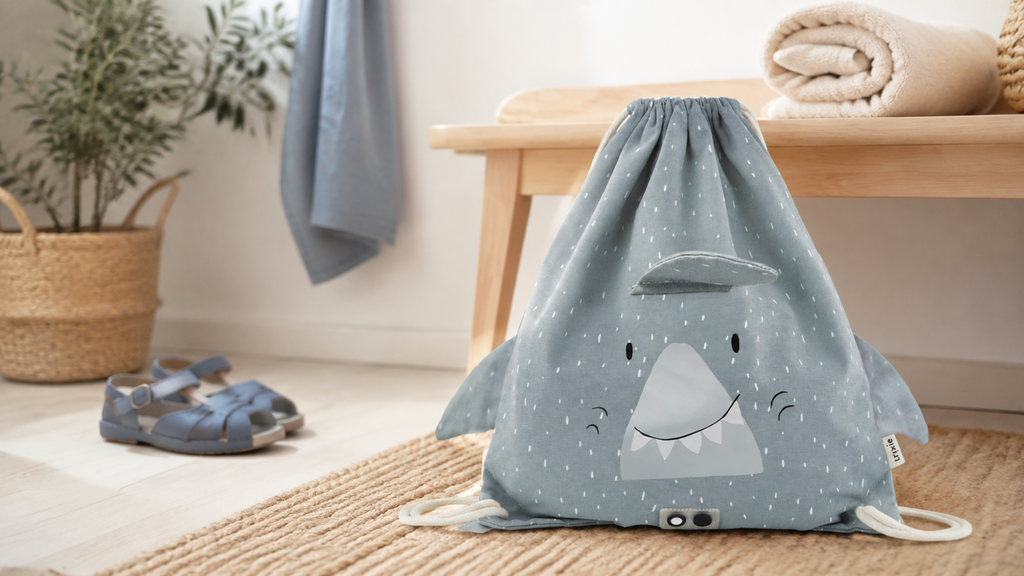 Turnbeutel Mr. Shark für Schwimmtag und Kindergarten