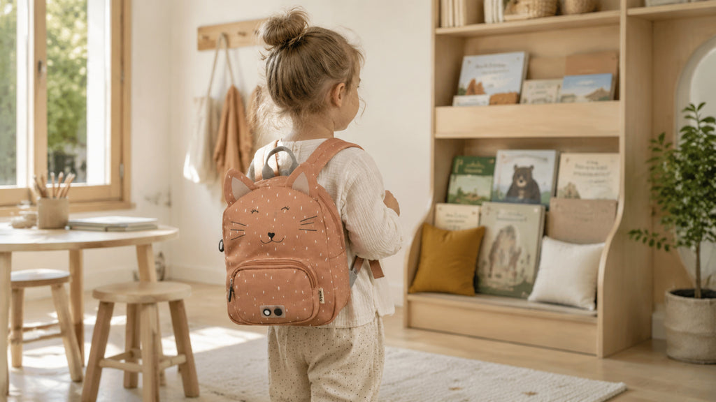 Kleiner Kinder-Rucksack Mrs. Cat – Lifestyle im Kindergarten