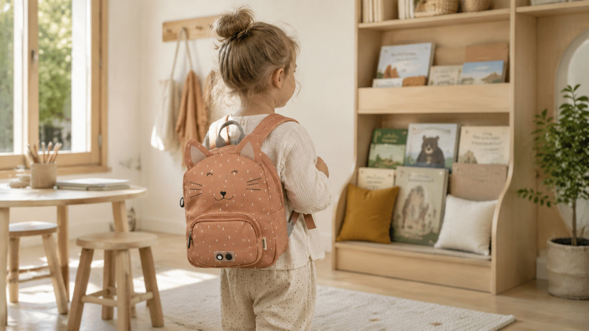 Kleiner Kinder-Rucksack Mrs. Cat – Lifestyle im Kindergarten