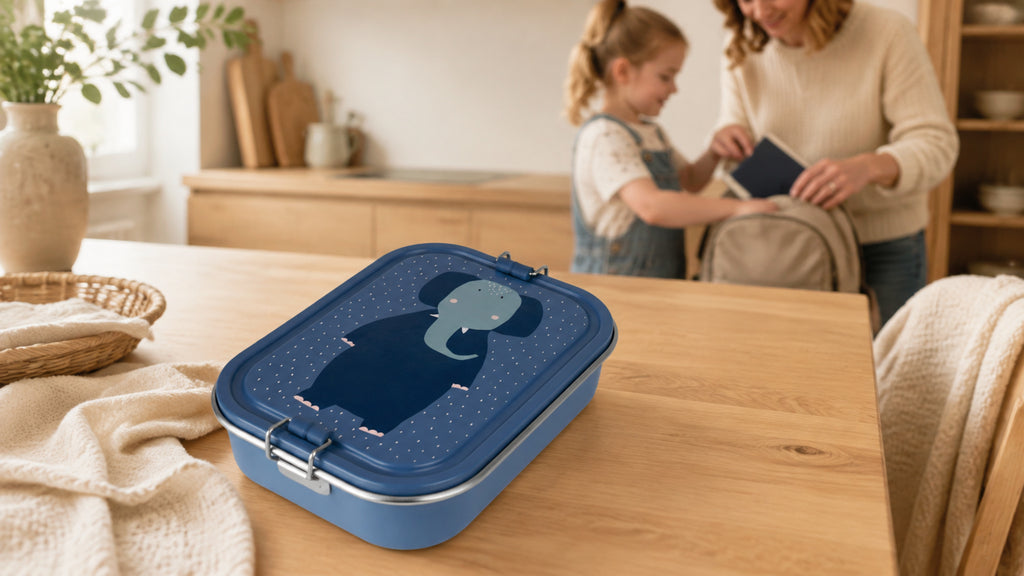 Große Edelstahl-Brotdose Mrs. Elephant – Lifestyle im Familienalltag