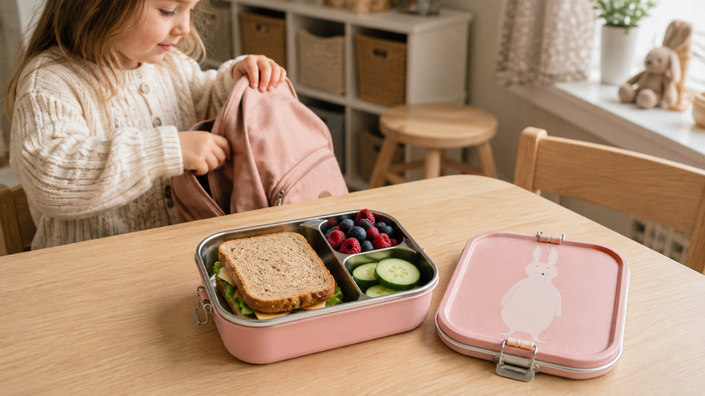 Große Trixie Mrs. Rabbit Brotdose für Kindergarten und Schule