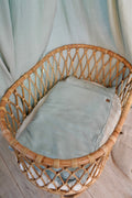 Musselin-Babydecke mit Kissen Mint – Ansicht 1 | Elena Home Living