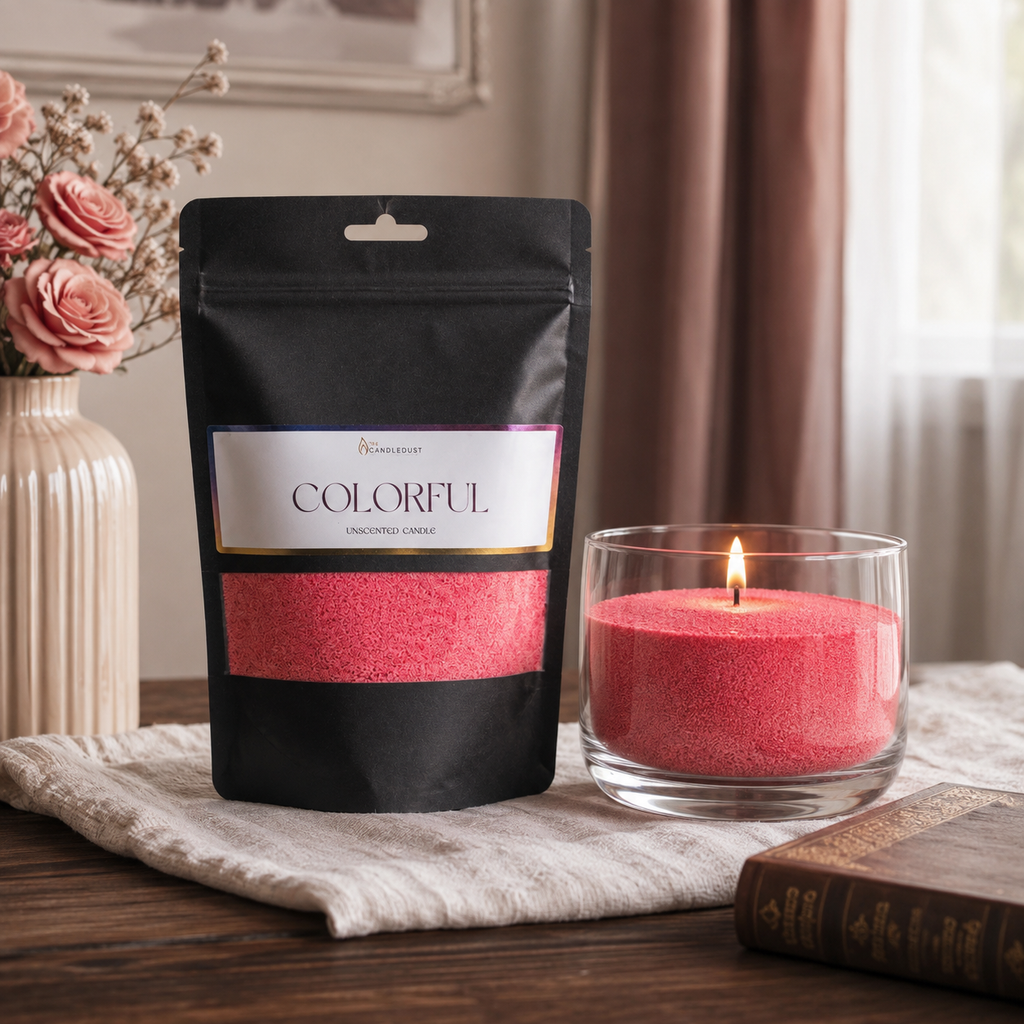Blush Vintage Pulverkerzen-Nachfüllset in stilvollem Wohnambiente