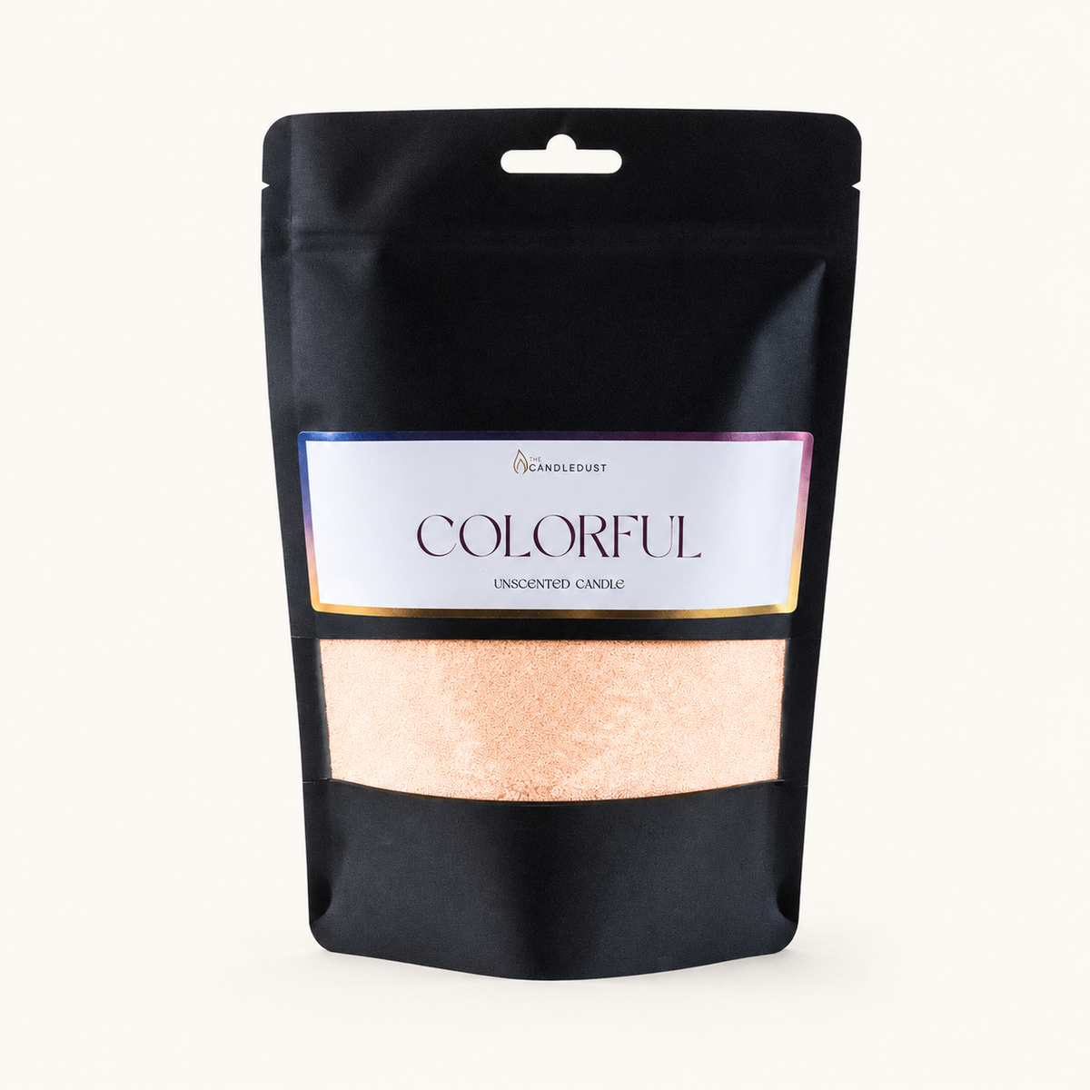Candledust Pulverkerzen-Nachfüllset Creamy Peach, duftfrei, 330 g – Hauptansicht