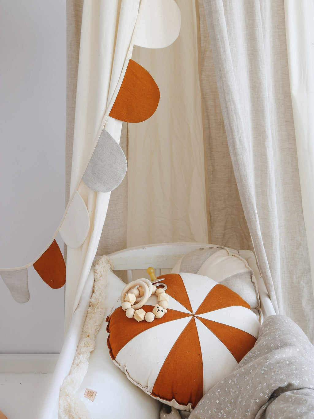 Kinder-Baldachin Cream Circus – Originalansicht 7