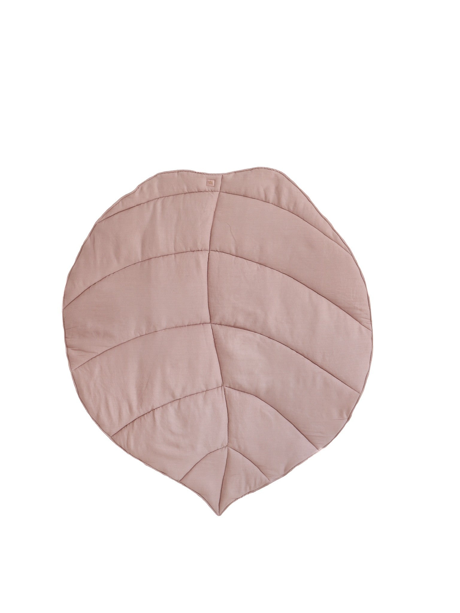 Blatt-Spielmatte Bio-Baumwolle Puderrosa – Ansicht 1 | Elena Home Living