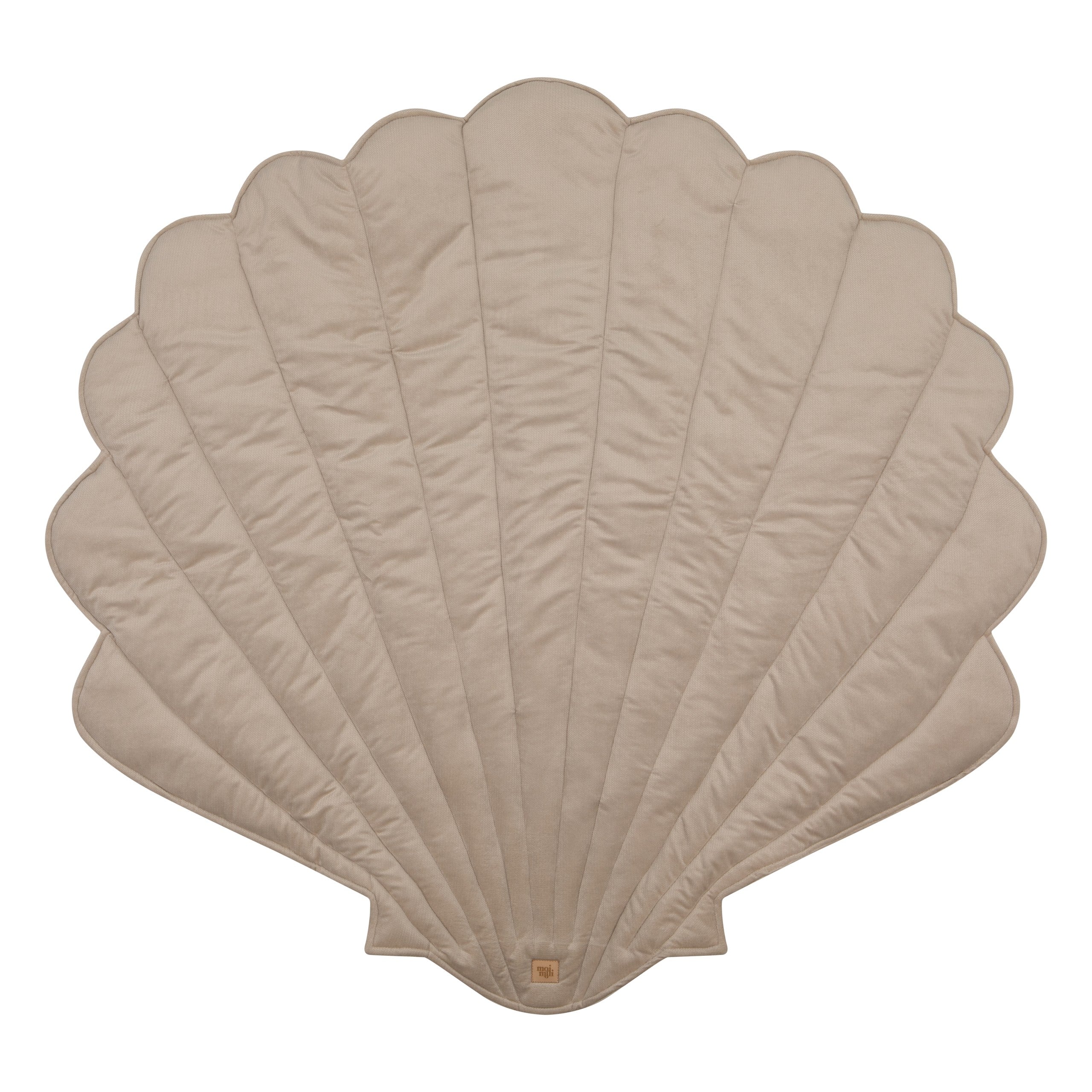 Muschel-Spielmatte Bio-Baumwolle Beige – Ansicht 4 | Elena Home Living