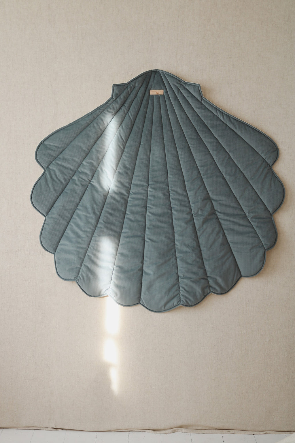 Muschel-Spielmatte Bio-Baumwolle Blau – Ansicht 5 | Elena Home Living