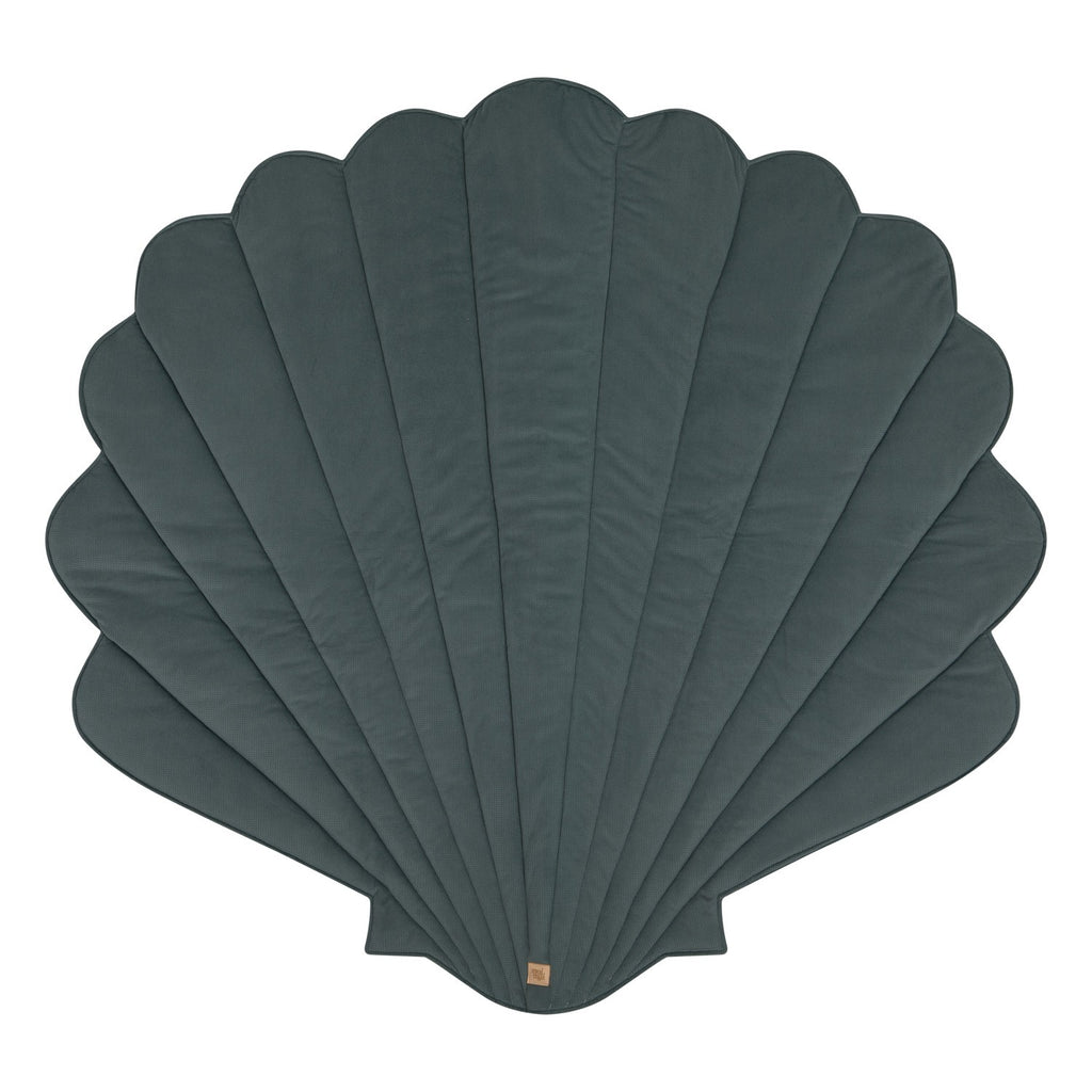 Muschel-Spielmatte Bio-Baumwolle Blau – Ansicht 2 | Elena Home Living