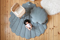 Muschel-Spielmatte Bio-Baumwolle Blau – Ansicht 1 | Elena Home Living
