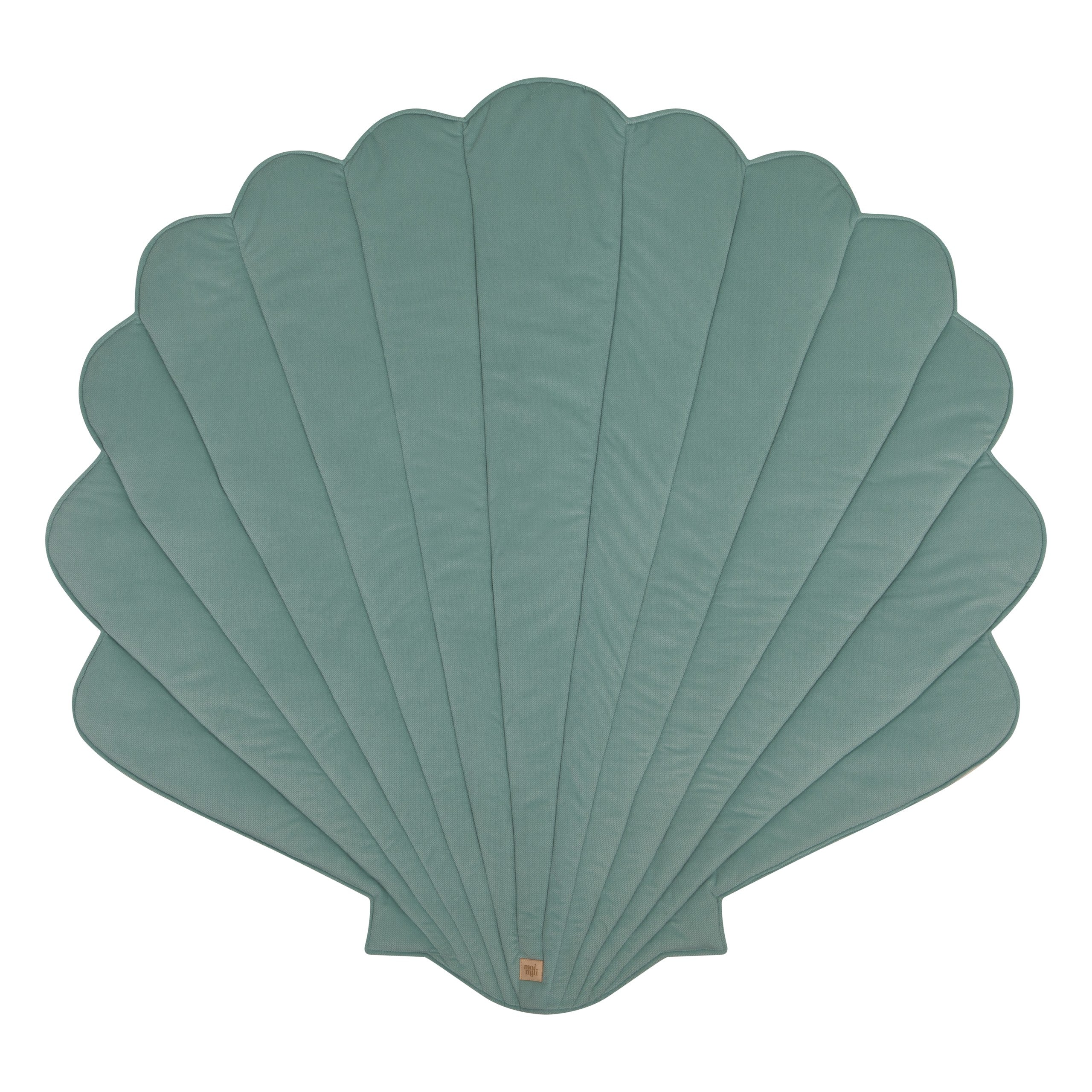 Muschel-Spielmatte Bio-Baumwolle Mint – Ansicht 2 | Elena Home Living