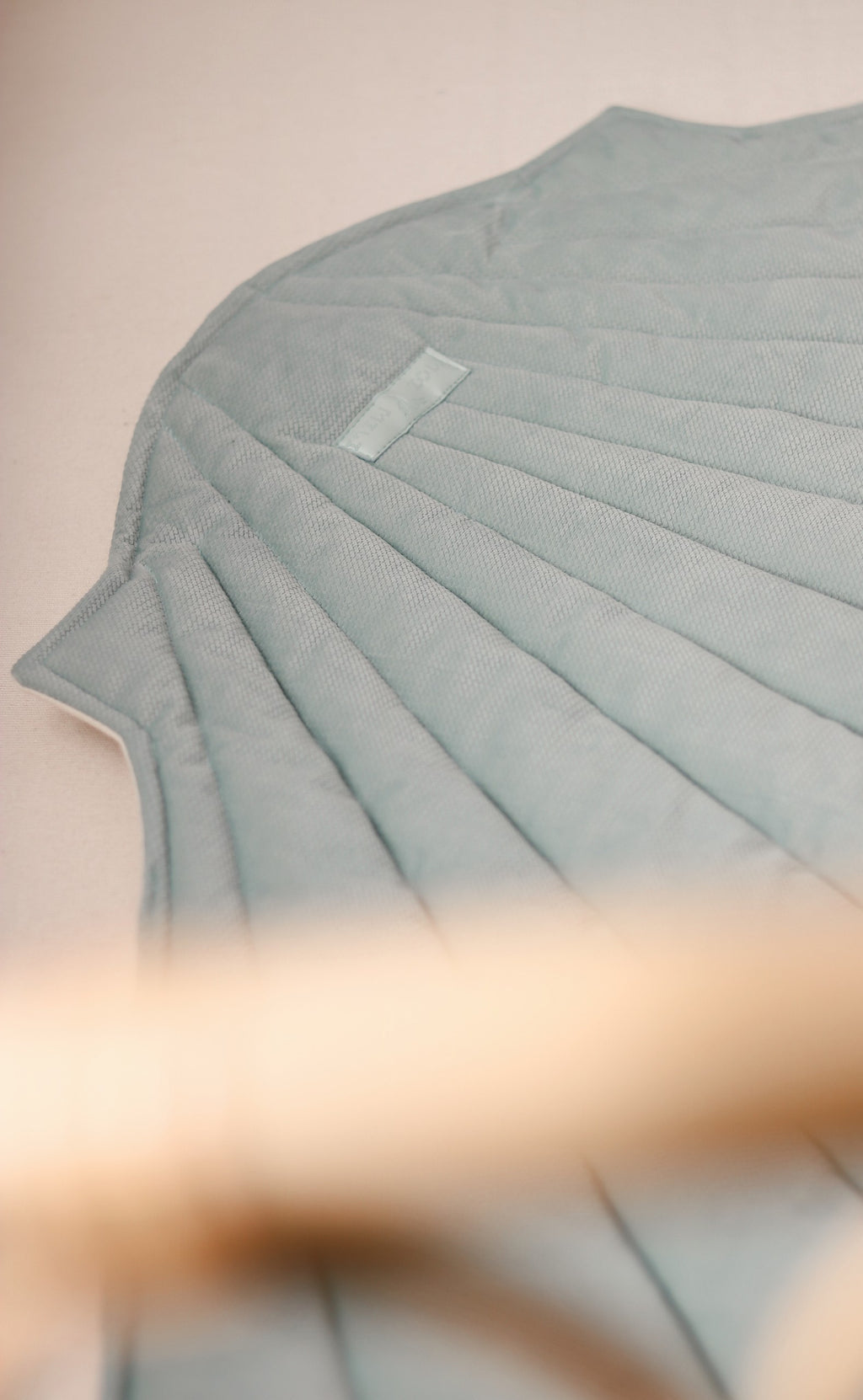 Muschel-Spielmatte Bio-Baumwolle Mint – Ansicht 6 | Elena Home Living