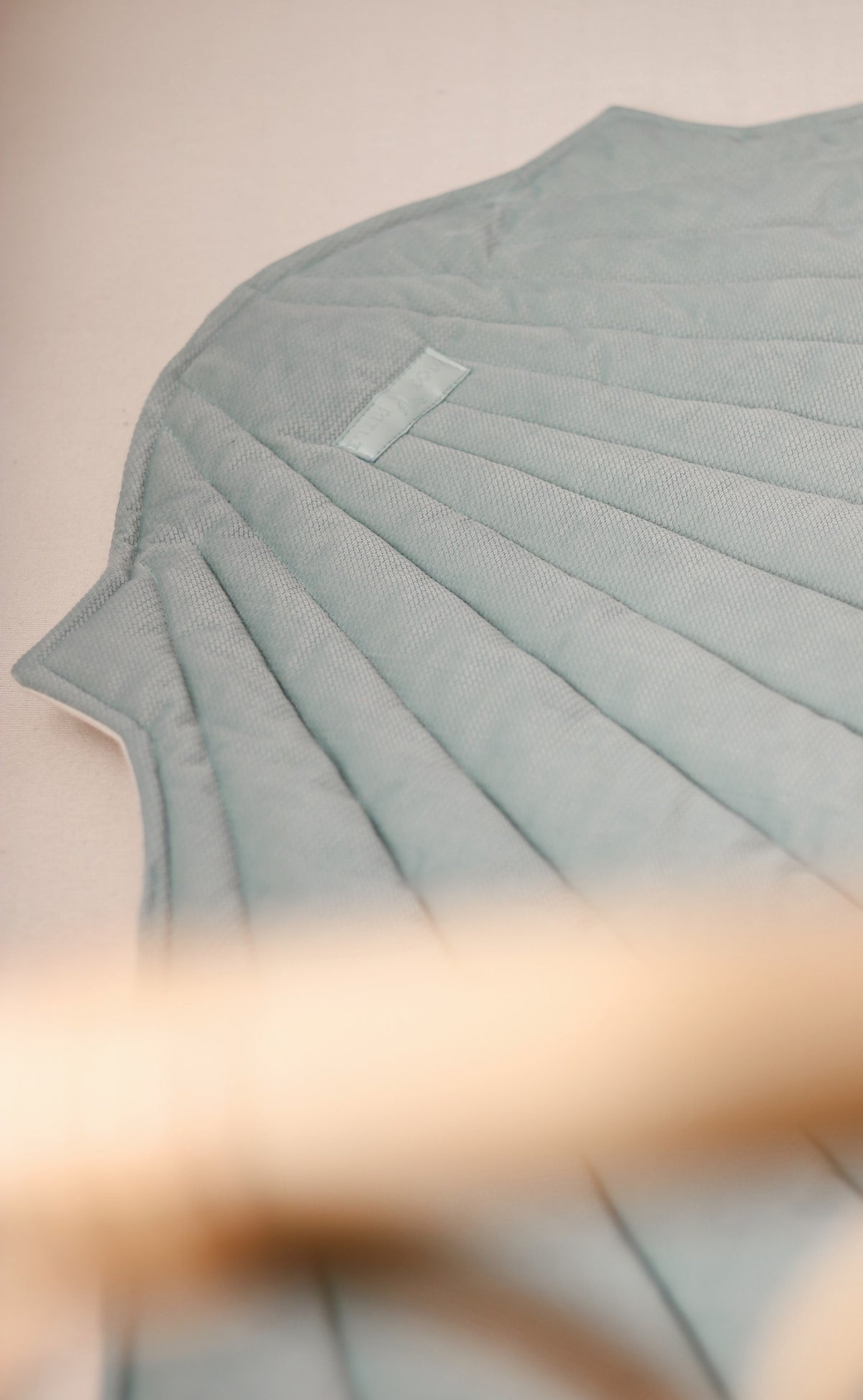 Muschel-Spielmatte Bio-Baumwolle Mint – Ansicht 6 | Elena Home Living