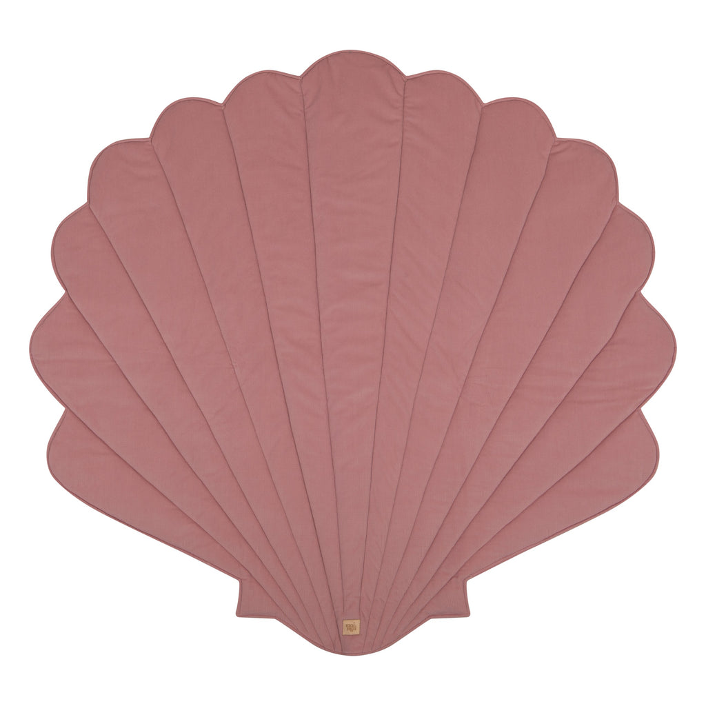 Muschel-Spielmatte Bio-Baumwolle Puderrosa – Ansicht 6 | Elena Home Living