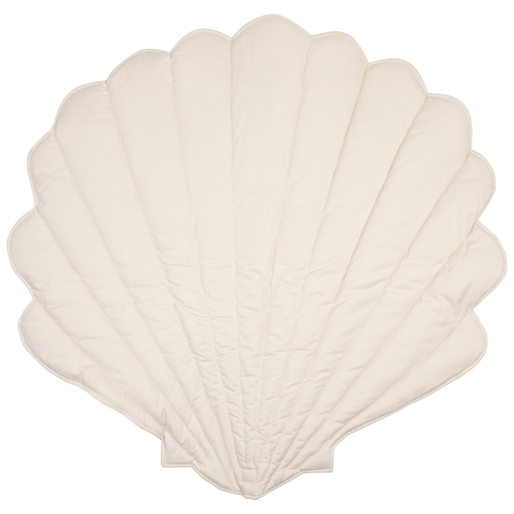 Muschel-Spielmatte Bio-Baumwolle Puderrosa – Ansicht 2 | Elena Home Living