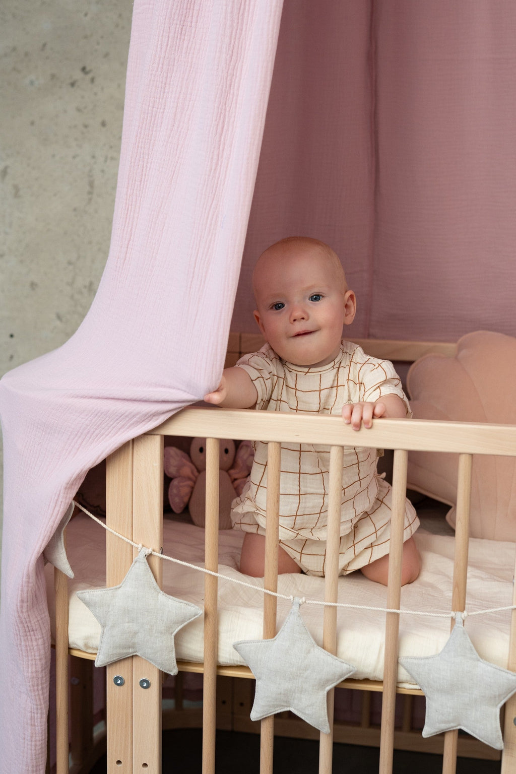 Kinder-Baldachin Babyrosa – Originalansicht 6
