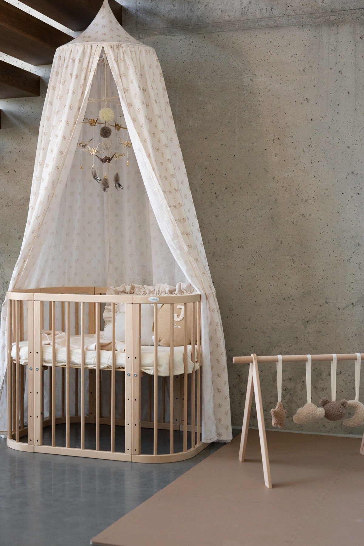 Kinder-Baldachin Boho Flowers – Originalansicht 2