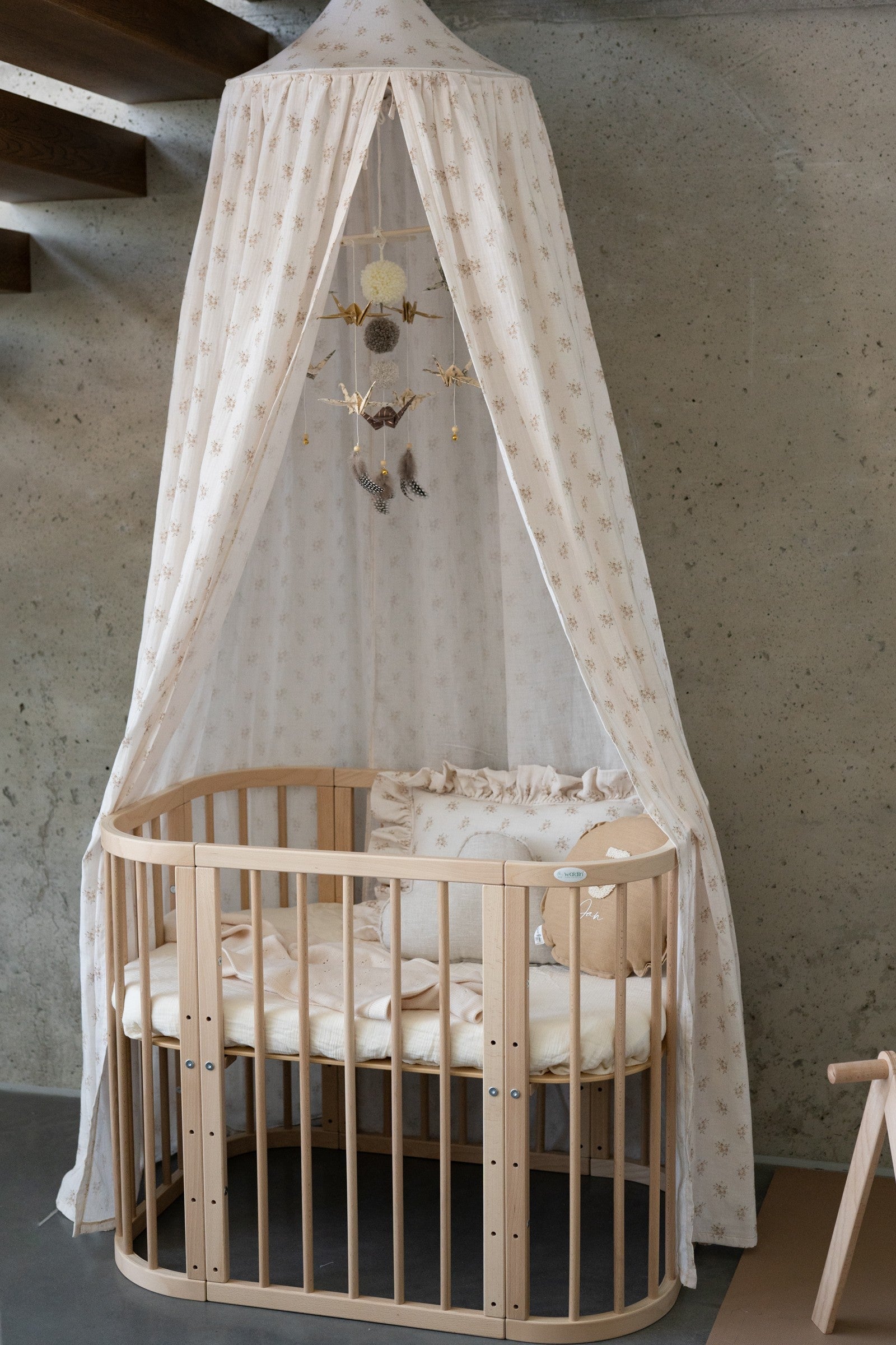 Kinder-Baldachin Boho Flowers – Originalansicht 4