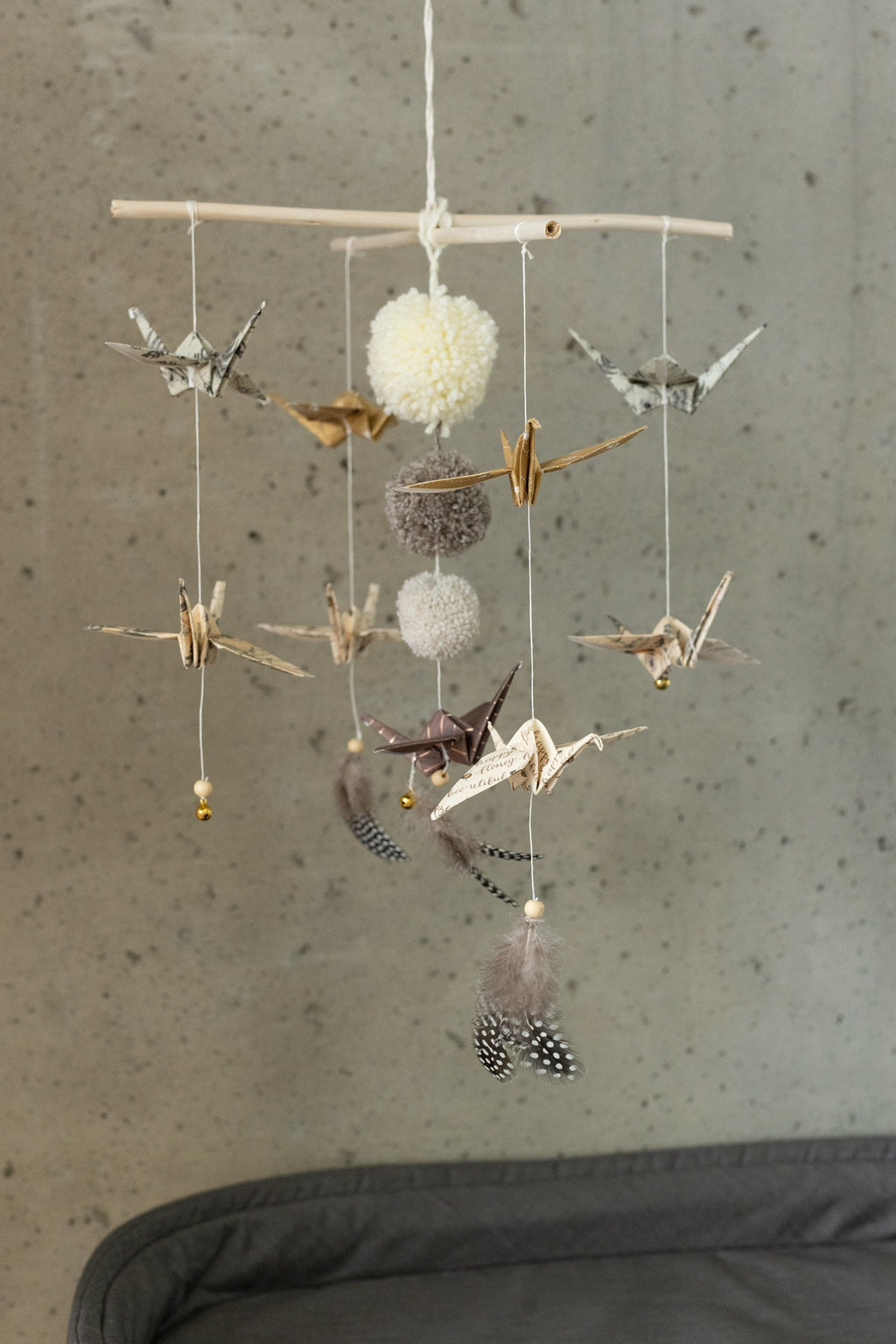 Origami-Mobile Kinderzimmer Gold Dust – Ansicht 6 | Elena Home Living