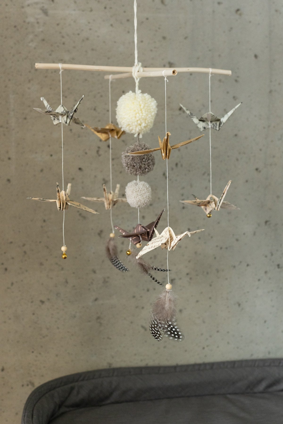 Origami-Mobile Kinderzimmer Gold Dust – Ansicht 6 | Elena Home Living
