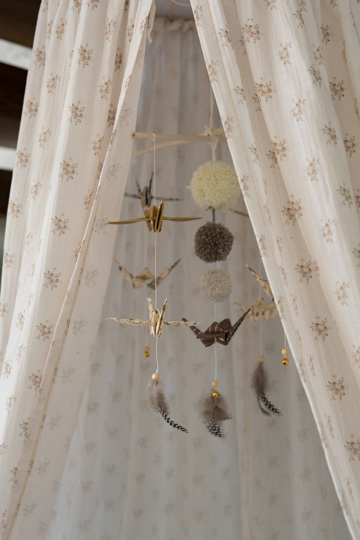 Origami-Mobile Kinderzimmer Gold Dust – Ansicht 3 | Elena Home Living