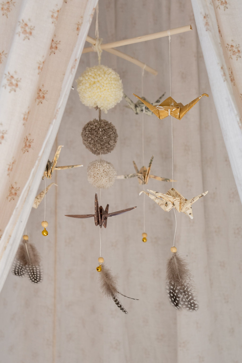Origami-Mobile Kinderzimmer Gold Dust – Ansicht 5 | Elena Home Living